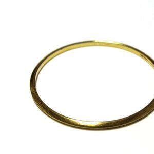 Vintage Monet Gold Tone Fashion Bangle Bracelet